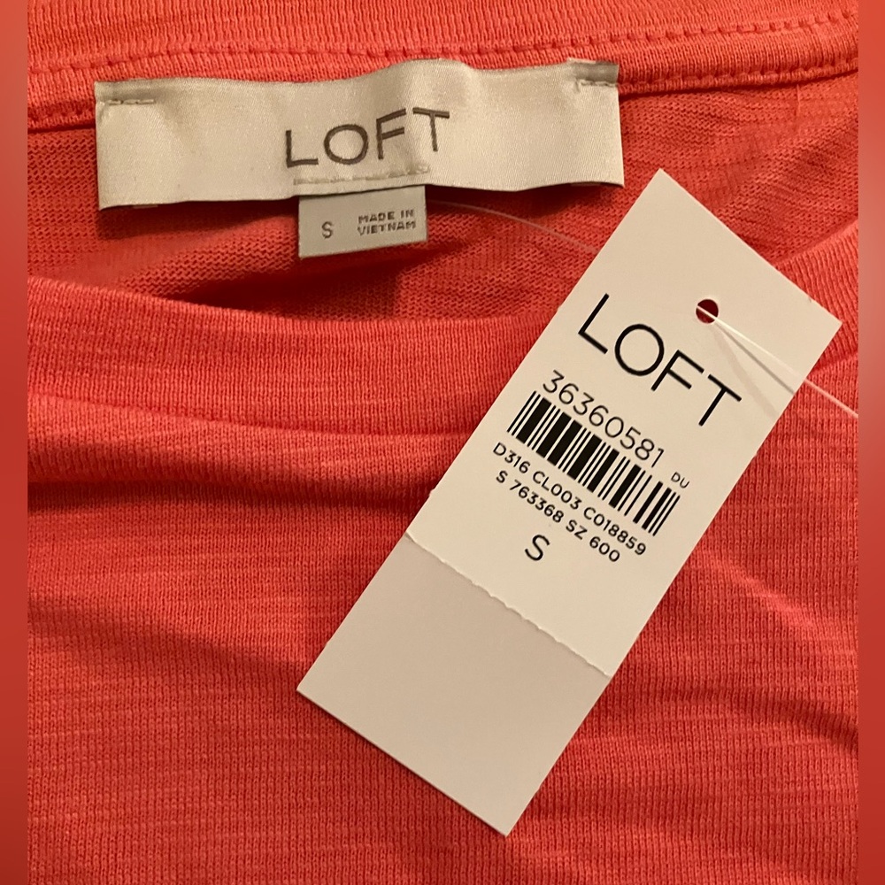NWT LOFT Women’s Small Long Pink Tie Waist Dress - Picture 7 of 7
